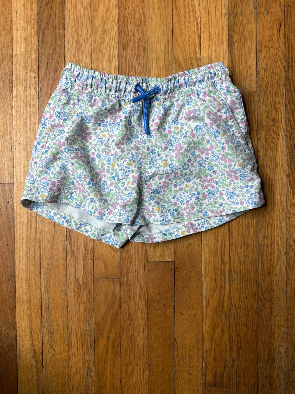 Zara 3-4 years Floral Drawstring Boys Swim Trunks